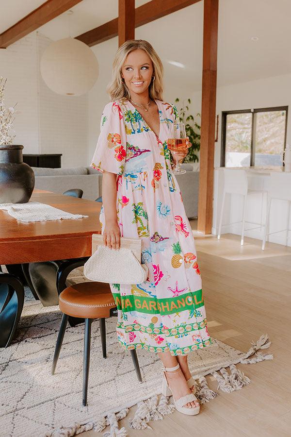 Shangri La Gardens Midi Dress Product Image