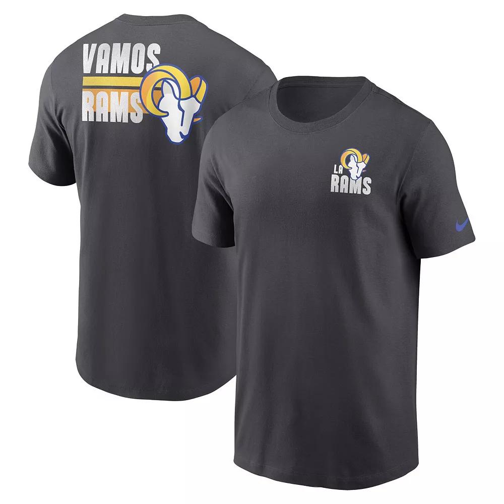 Men's Nike Royal Los Angeles Rams Blitz Essential T-Shirt,  Product Image