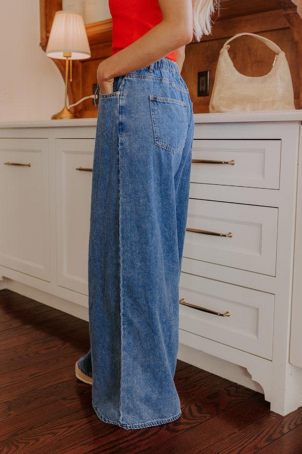 The Natalie High Waist Wide Leg Jean Product Image