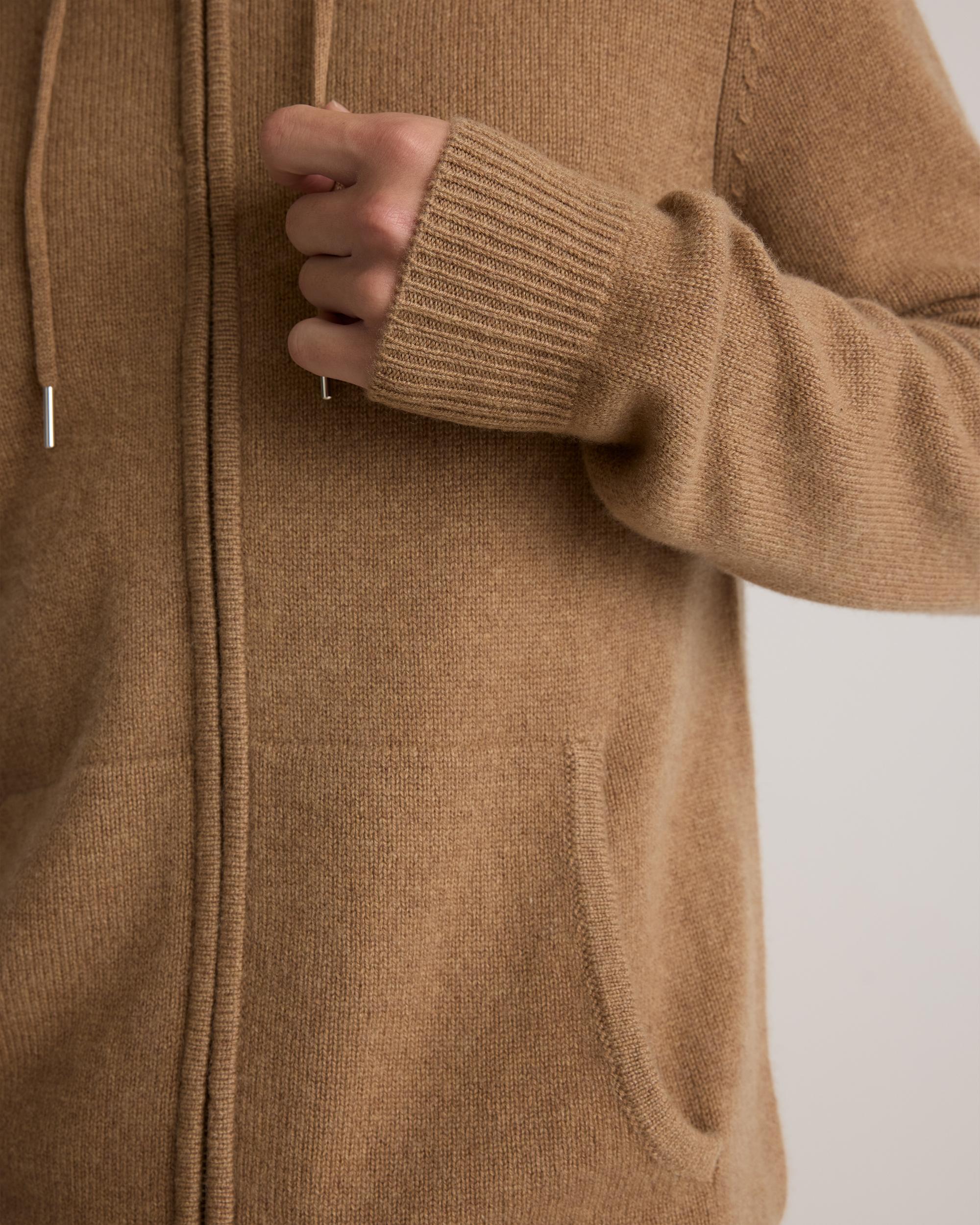 Quince | Men's Mongolian Cashmere Full-Zip Hoodie Product Image