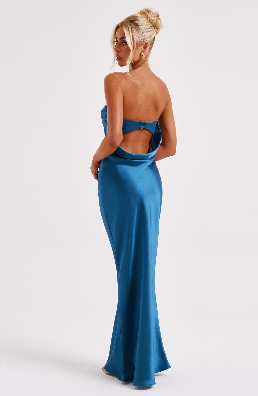 Rheanna Maxi Dress - Teal Product Image