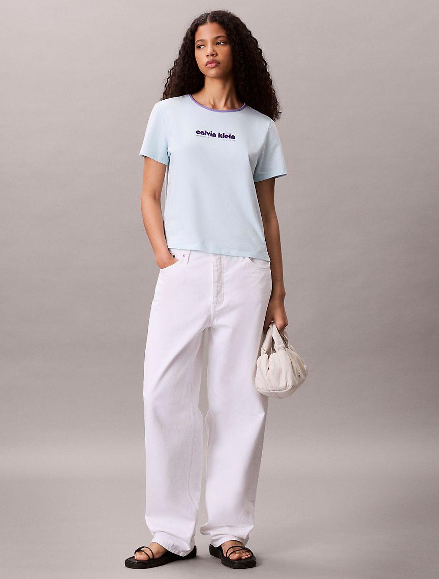 Round Logo Graphic Classic T-Shirt  Product Image