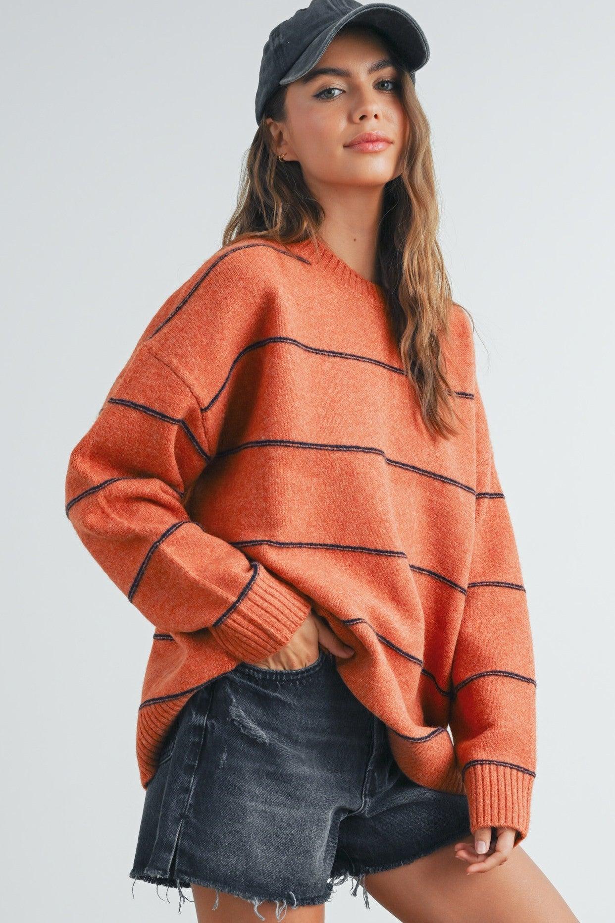 Casual Cozy Oversized Sweater Product Image