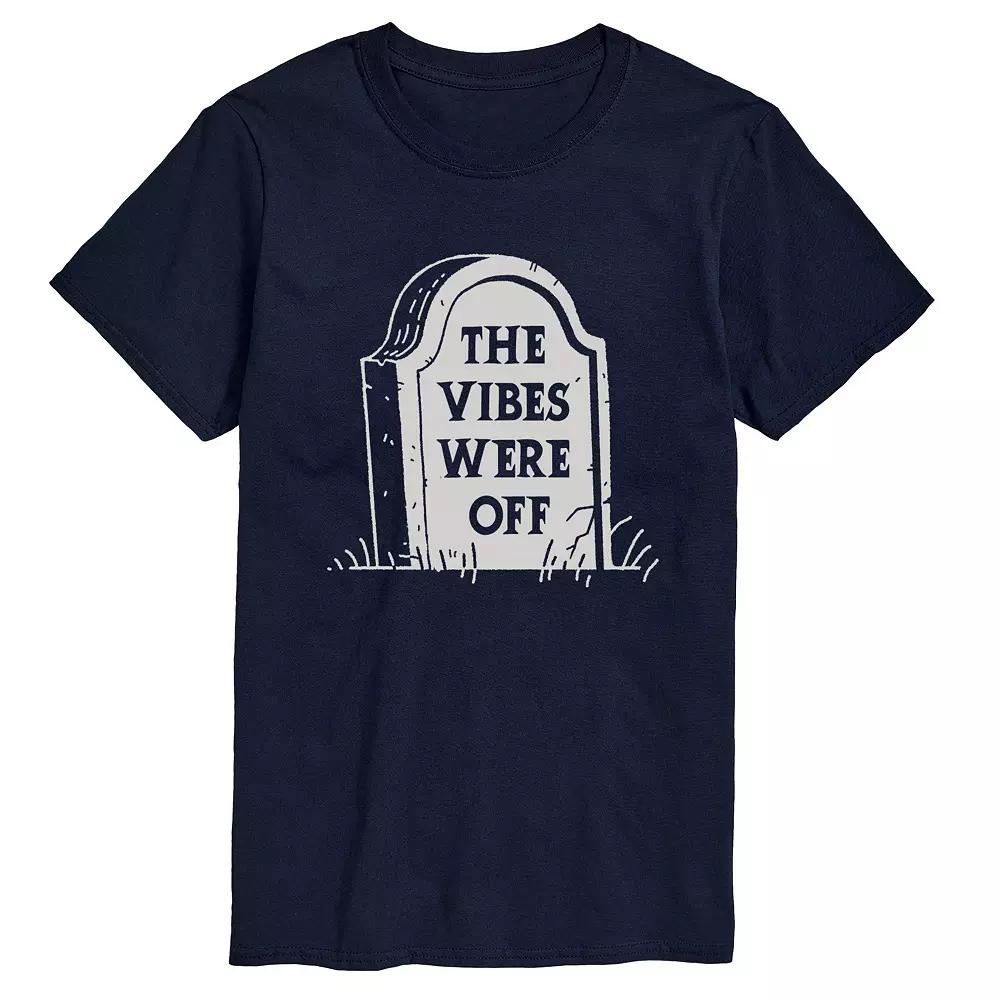 Big & Tall The Vibes Were Off Headstone Short Sleeve Graphic Tee, Men's,  Product Image