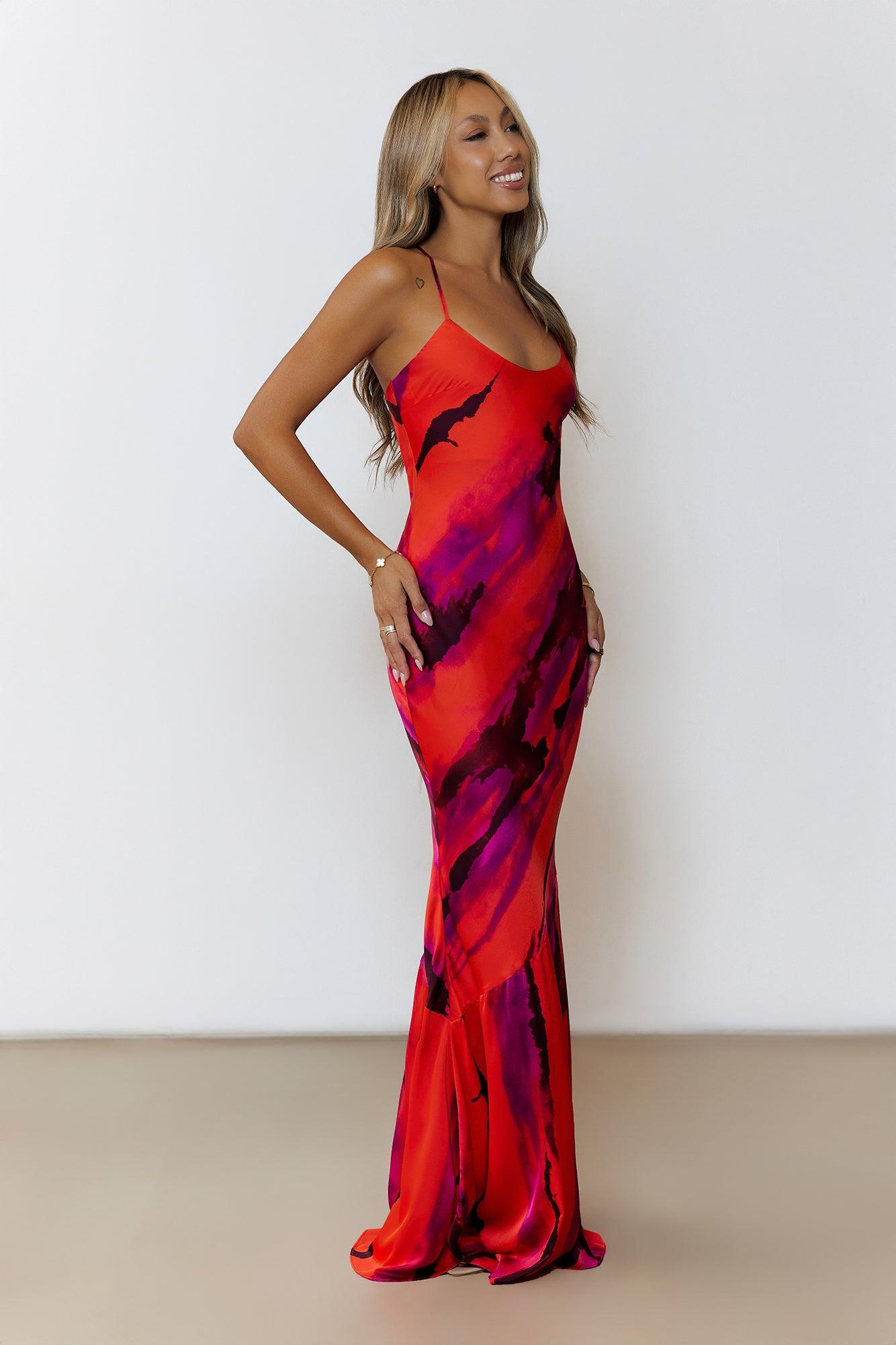 Ember Kiss Maxi Dress Multi Product Image