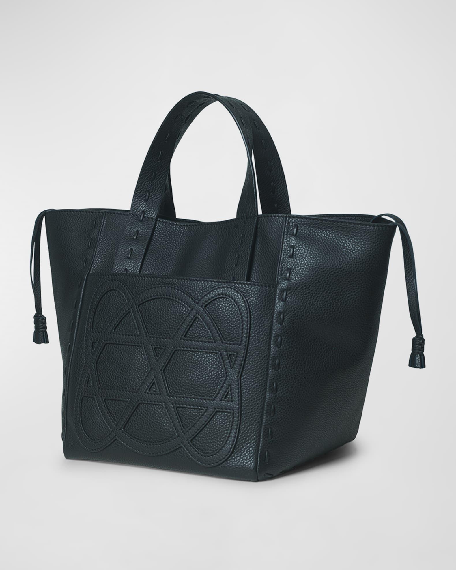 Cleo Grained Leather Top-Handle Bag Product Image