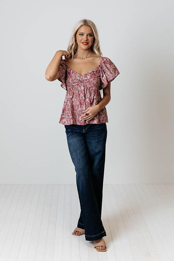 Making Sunny Moves Babydoll Top Product Image