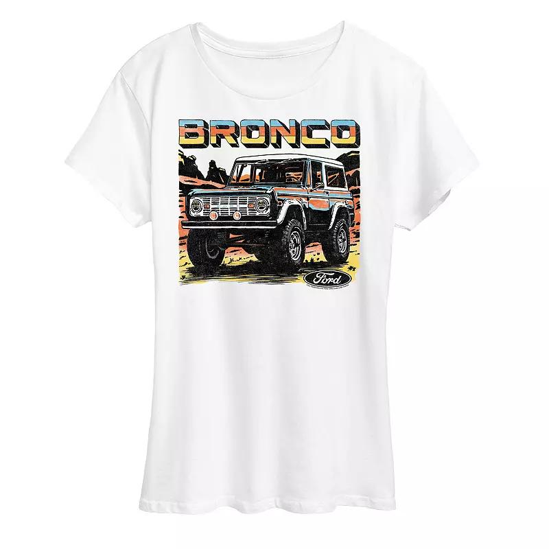 Women's Ford Bronco Illustration Graphic Tee,  Product Image