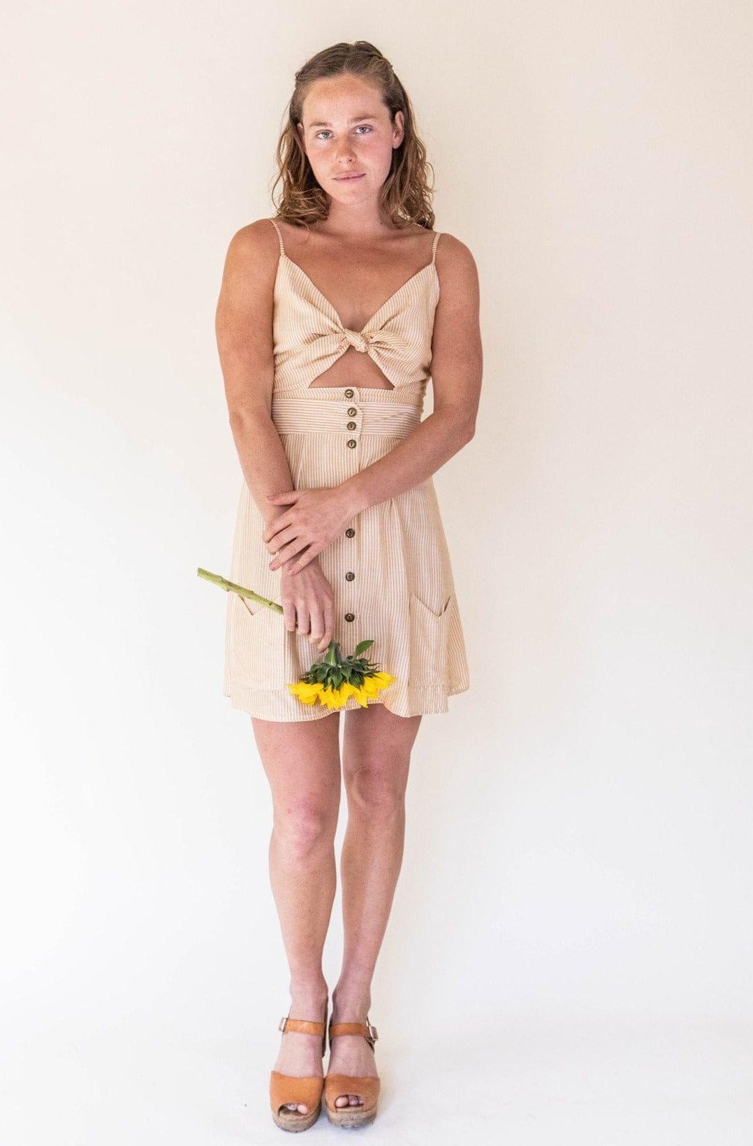 Dee Dee Top in Yellow Stripe Product Image