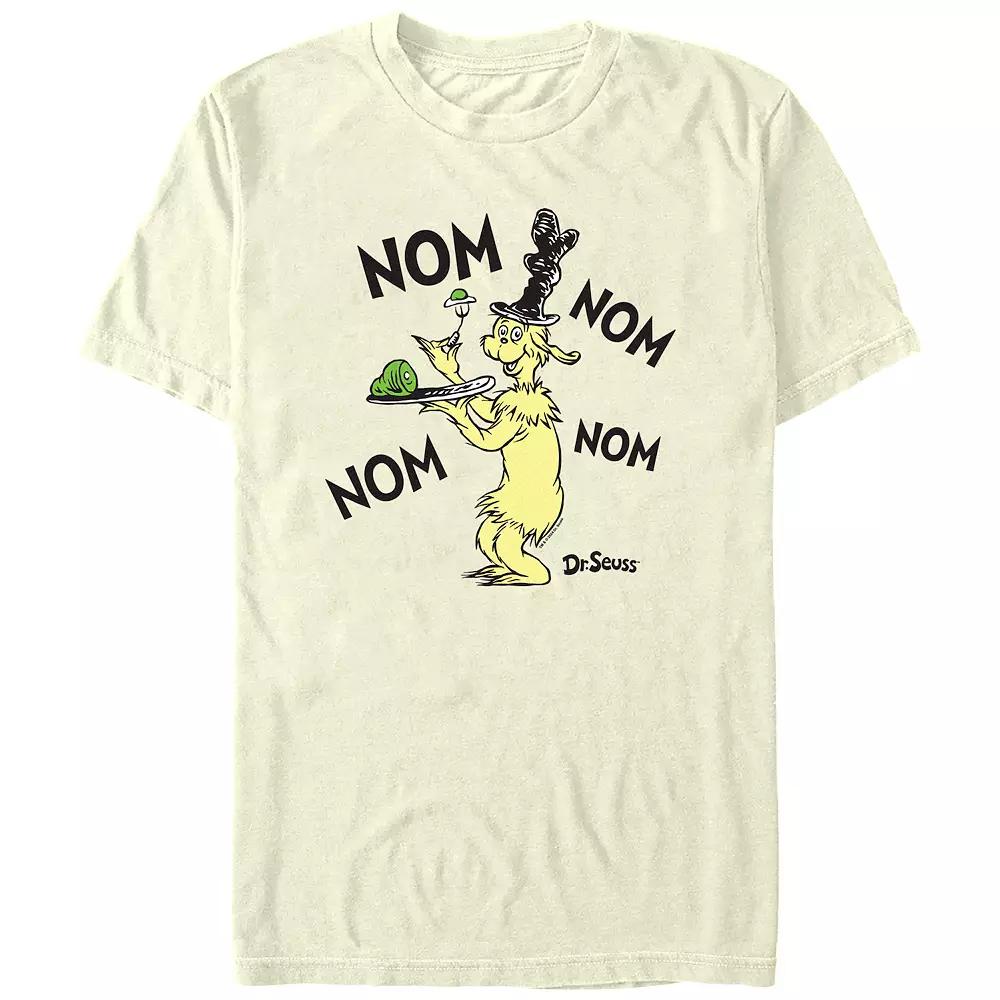 Men's Dr. Seuss Nom Nom Graphic Tee, Size: Medium, Natural Product Image