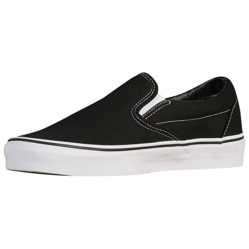 Vans Mens Vans Classic Slip On - Mens Shoes Black/White Product Image