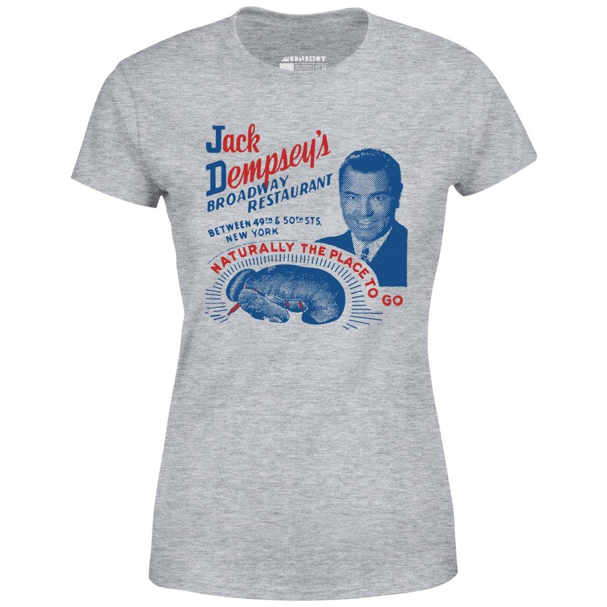 Jack Dempsey's v1 - Manhattan, NY - Vintage Restaurant - Women's T-Shirt Female Product Image