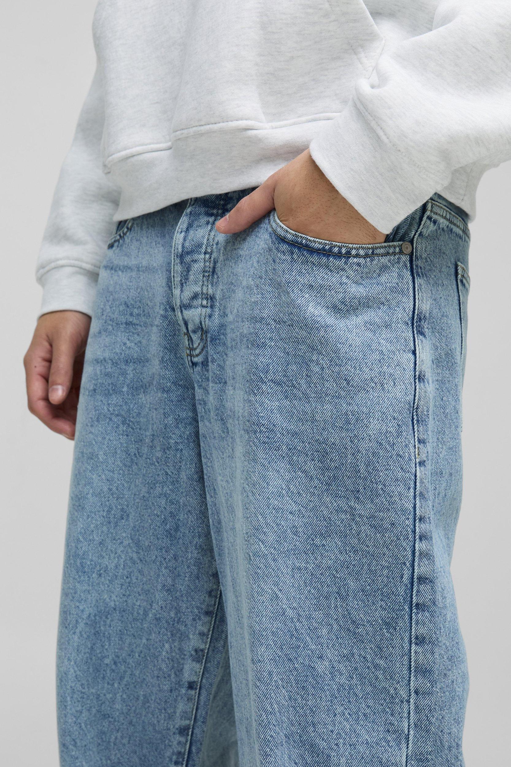 Relaxed Rigid Jean | boohooMAN USA Product Image