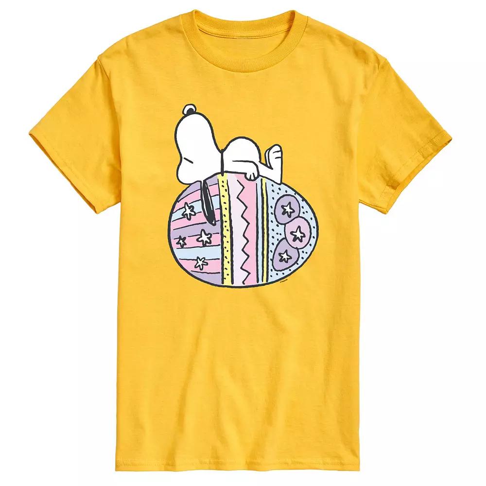 Men's Peanuts Snoopy Easter Egg Graphic Tee,  Product Image