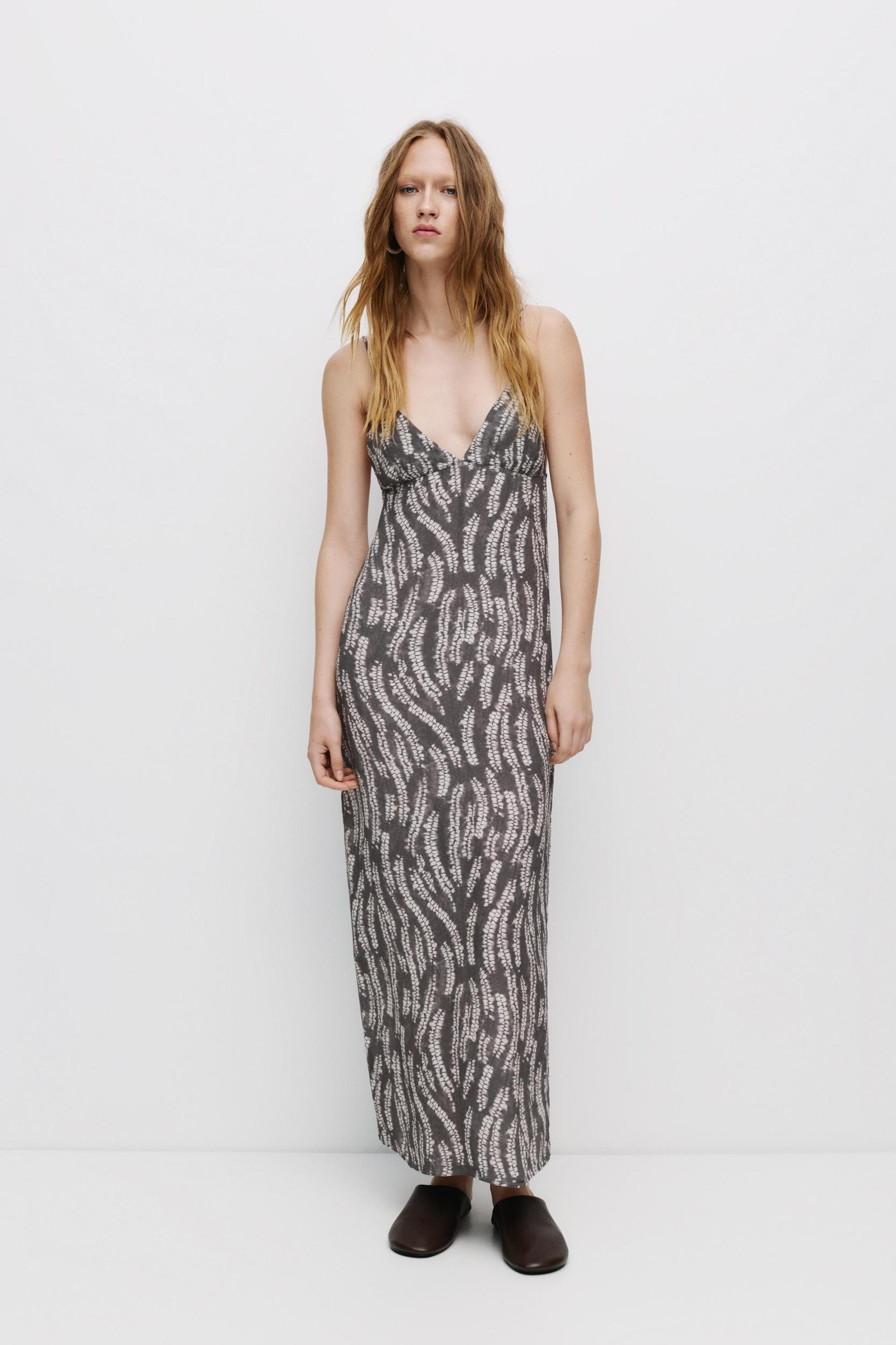Printed midi dress Product Image