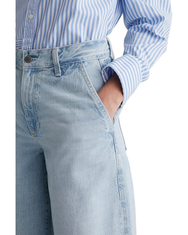 Stella Mid Rise Wide Leg Palazzo Jeans in Nautical Mile Product Image