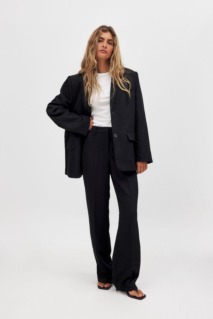Oversized Twill Blazer Product Image