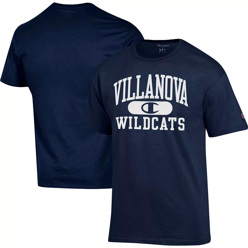Men's Champion Navy Villanova Wildcats Arch Pill T-Shirt, Size: XL, Blue Product Image
