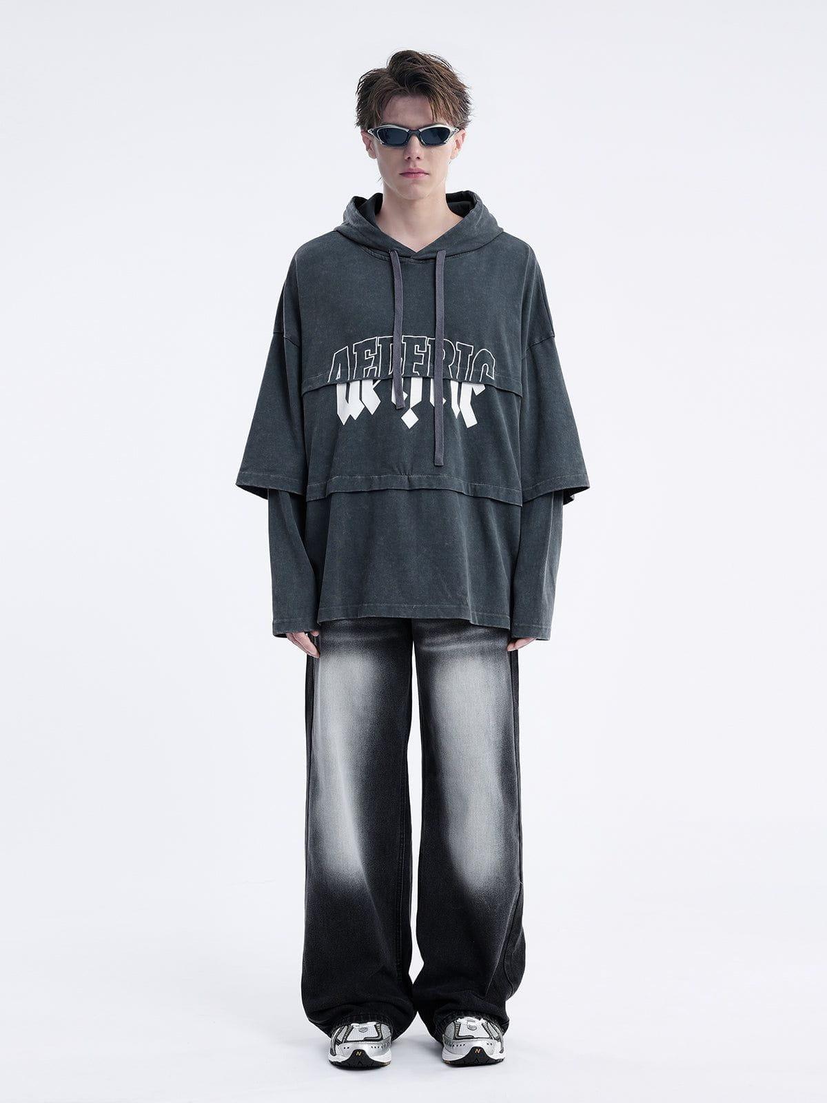 City of Love Vintage Patchwork Hoodie Product Image