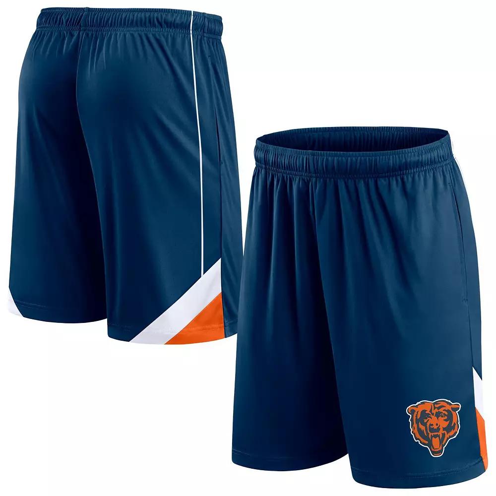 Men's Fanatics Branded Navy Chicago Bears Slice Shorts,  Product Image