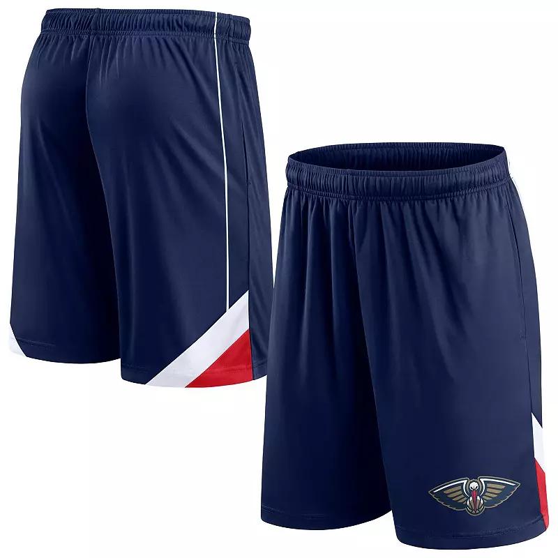 Men's Fanatics Branded Navy New Orleans Pelicans Slice Shorts, Size: Large, Blue Product Image