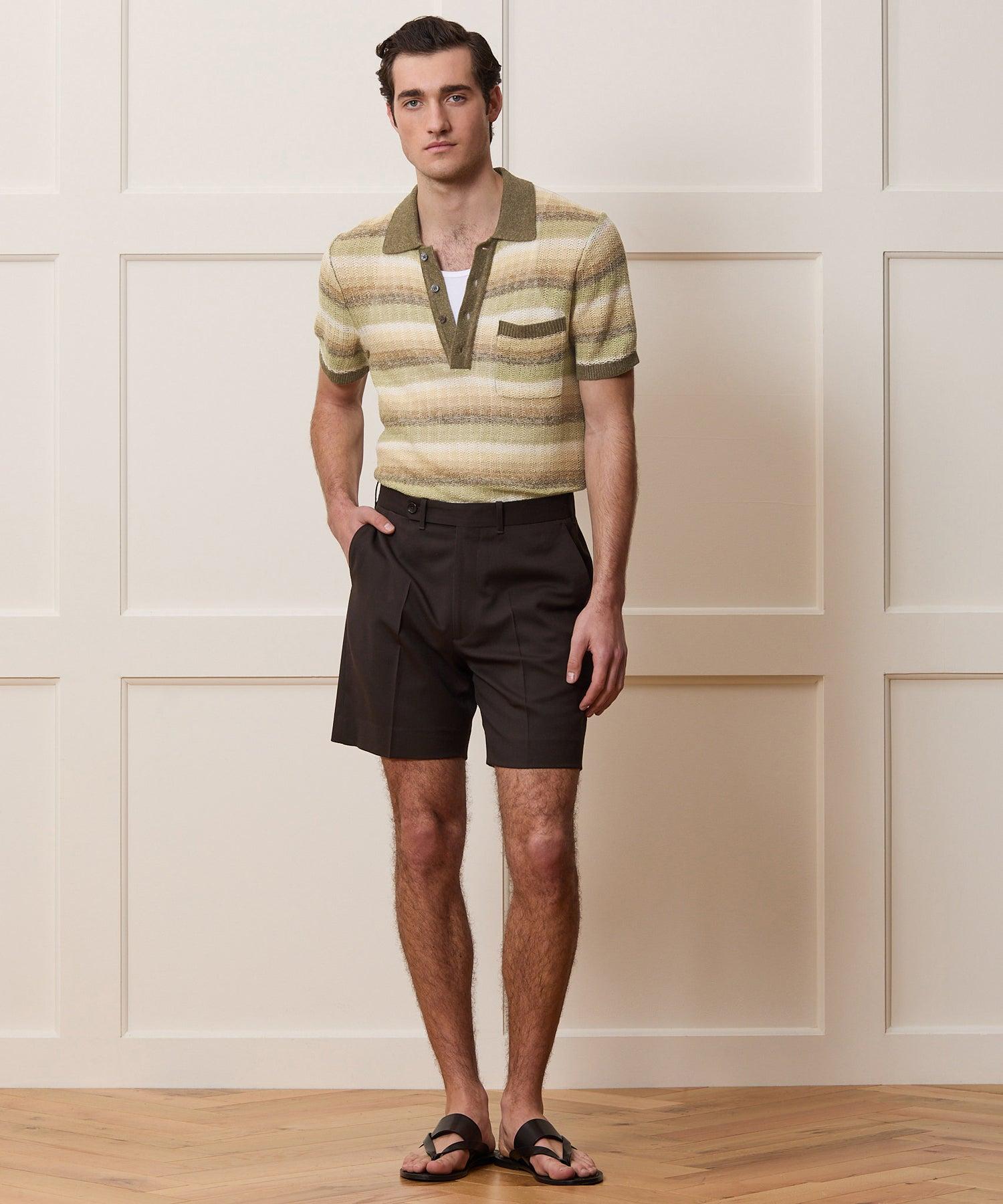 7" Italian Gabardine Tab Short Product Image