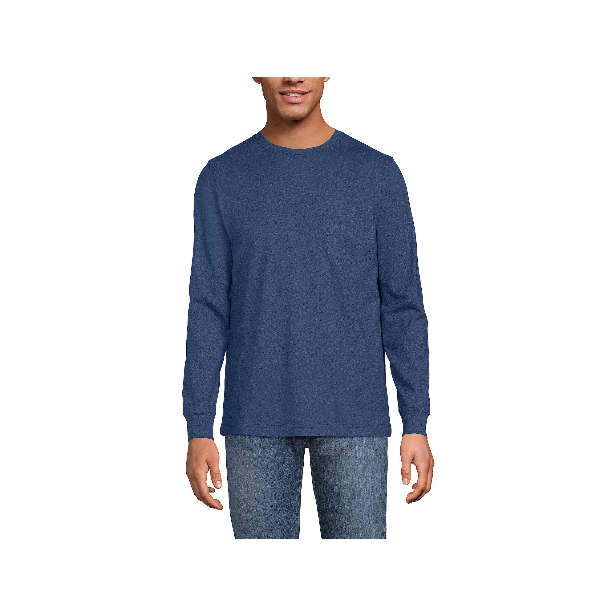 Men's Lands' End Super-T Pocket Tee,  Product Image