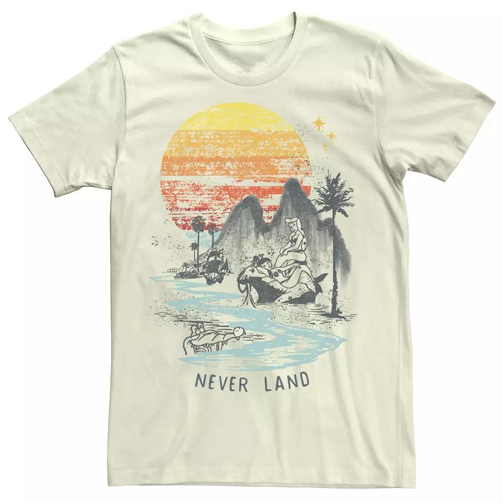 Disneys Peter Pan Mermaids In Never Land Mens Tee Product Image