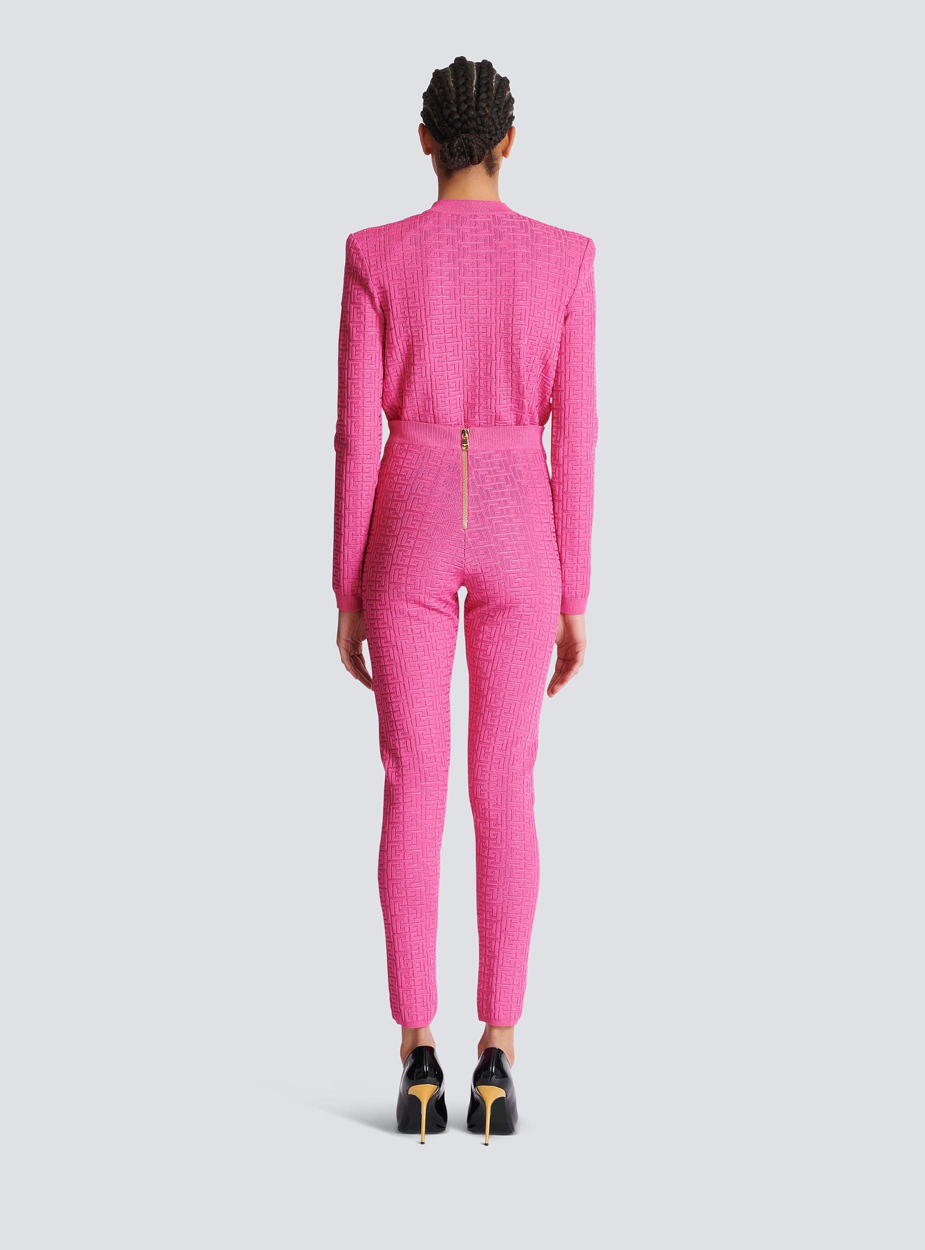 Knit leggings with monogram Product Image