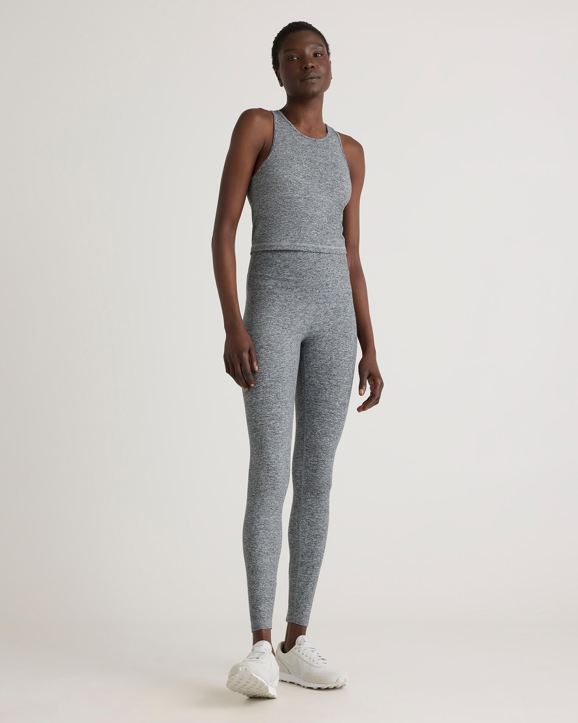 Quince | Women's Ultra-Soft High Neck Cropped Tank Top Size XL, Polyester Product Image