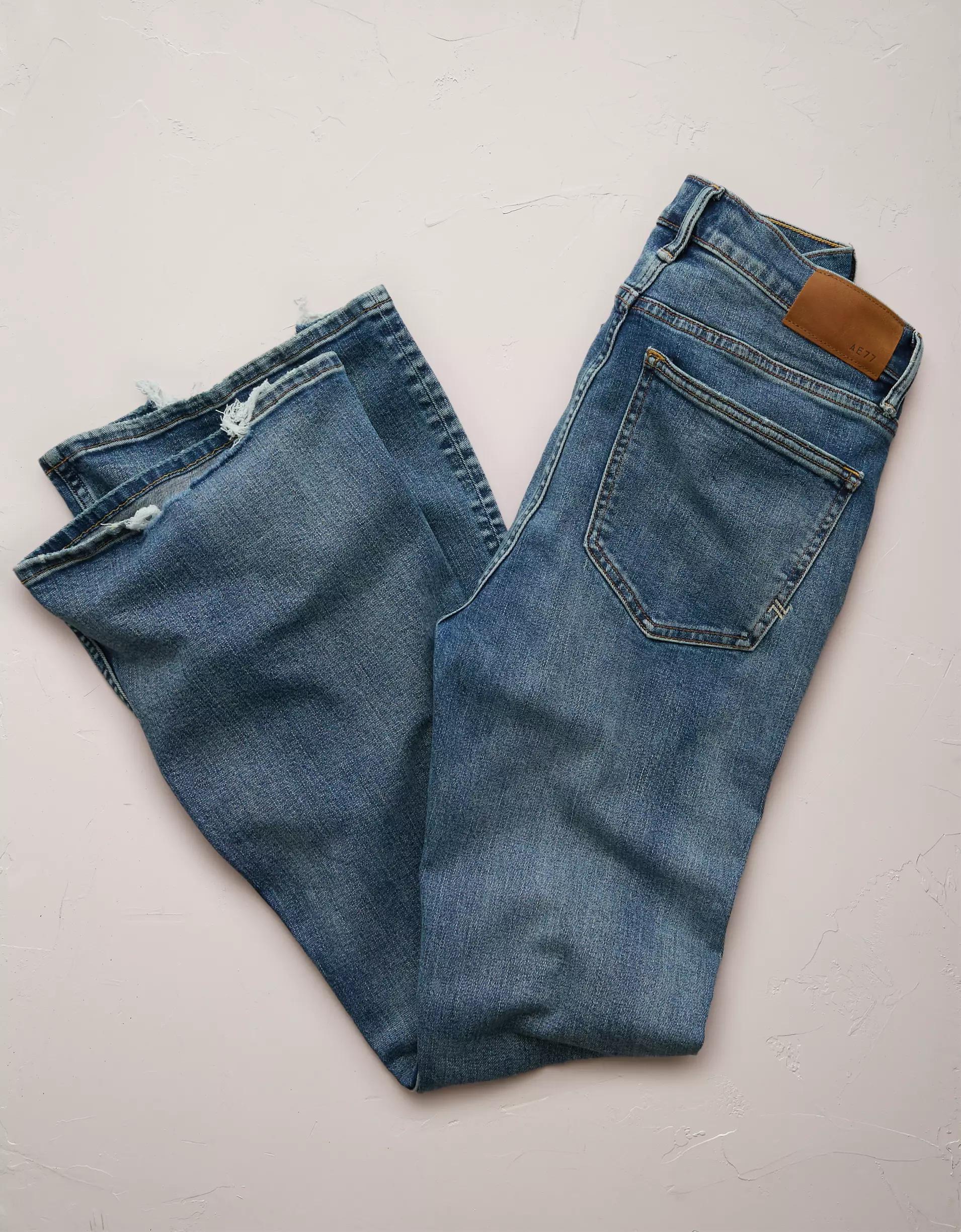 AE77 Premium High-Waisted Flare Jean Product Image