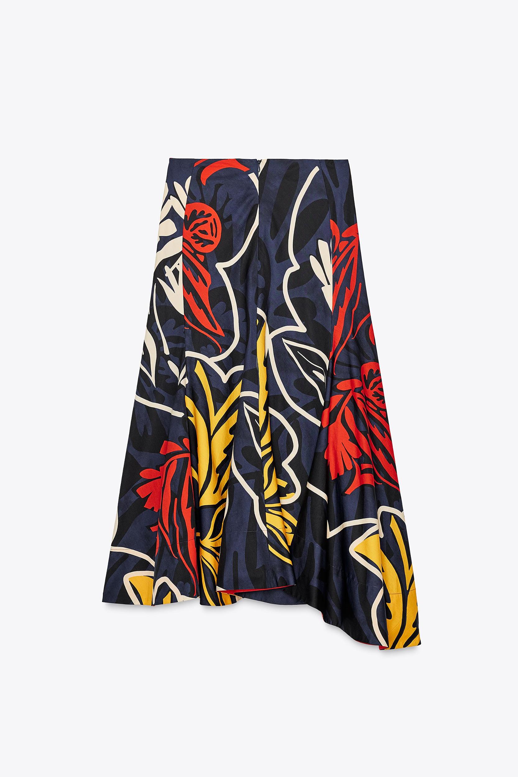 ZW COLLECTION PRINTED SKIRT Product Image