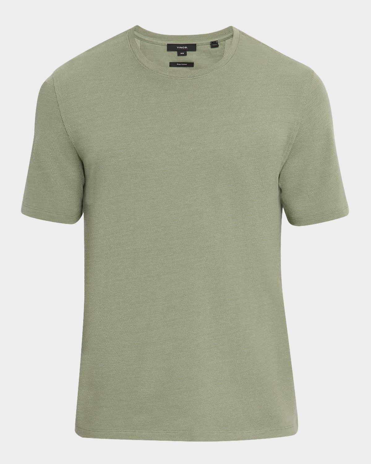 Men's Birdseye Jacquard Pima Cotton T-Shirt Product Image