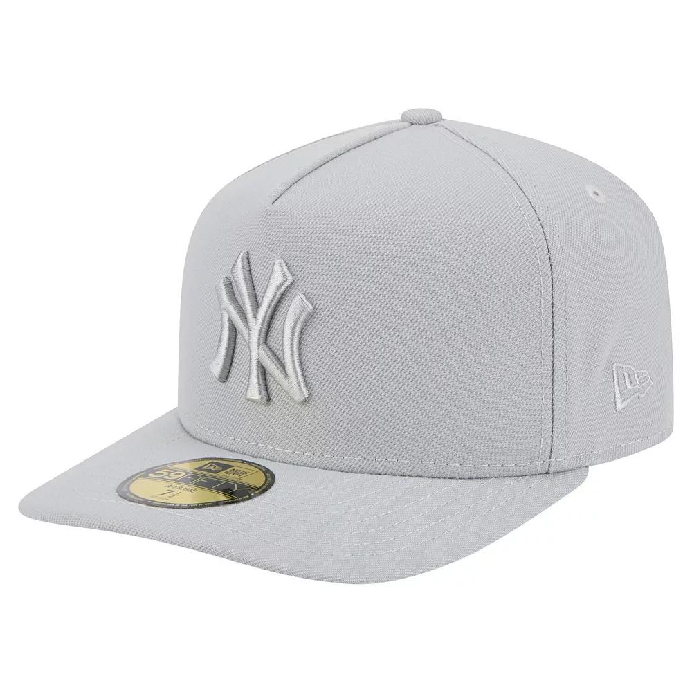 Men's New Era  Gray New York Yankees Colorpack 59FIFTY Fitted Hat, Size: 7 3/4, Grey Product Image