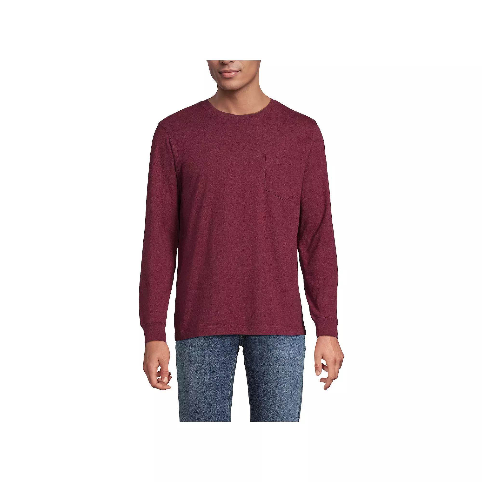 Men's Lands' End Super-T Pocket Tee,  Product Image