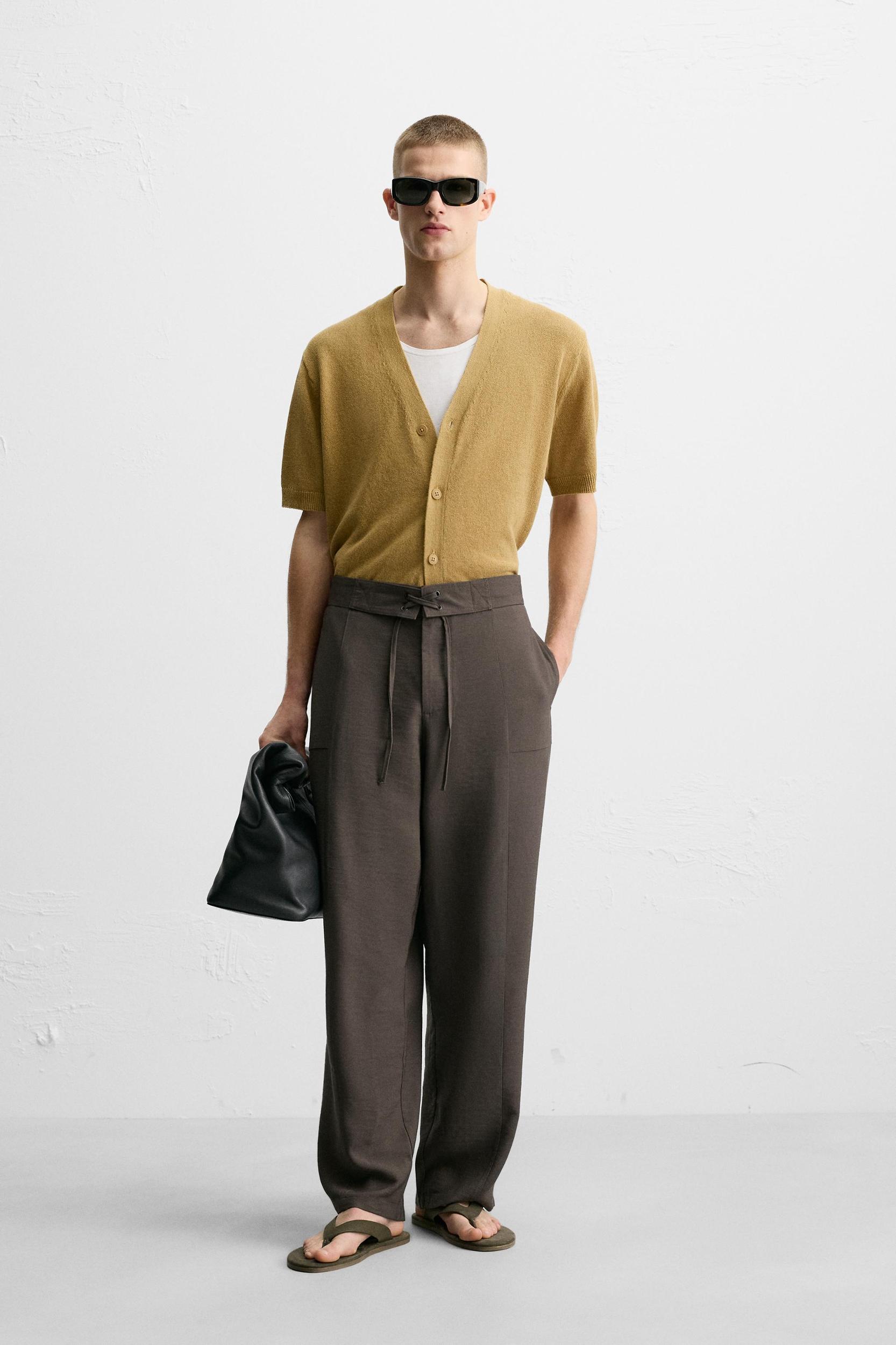 FLOWY DRAWSTRING PANTS Product Image