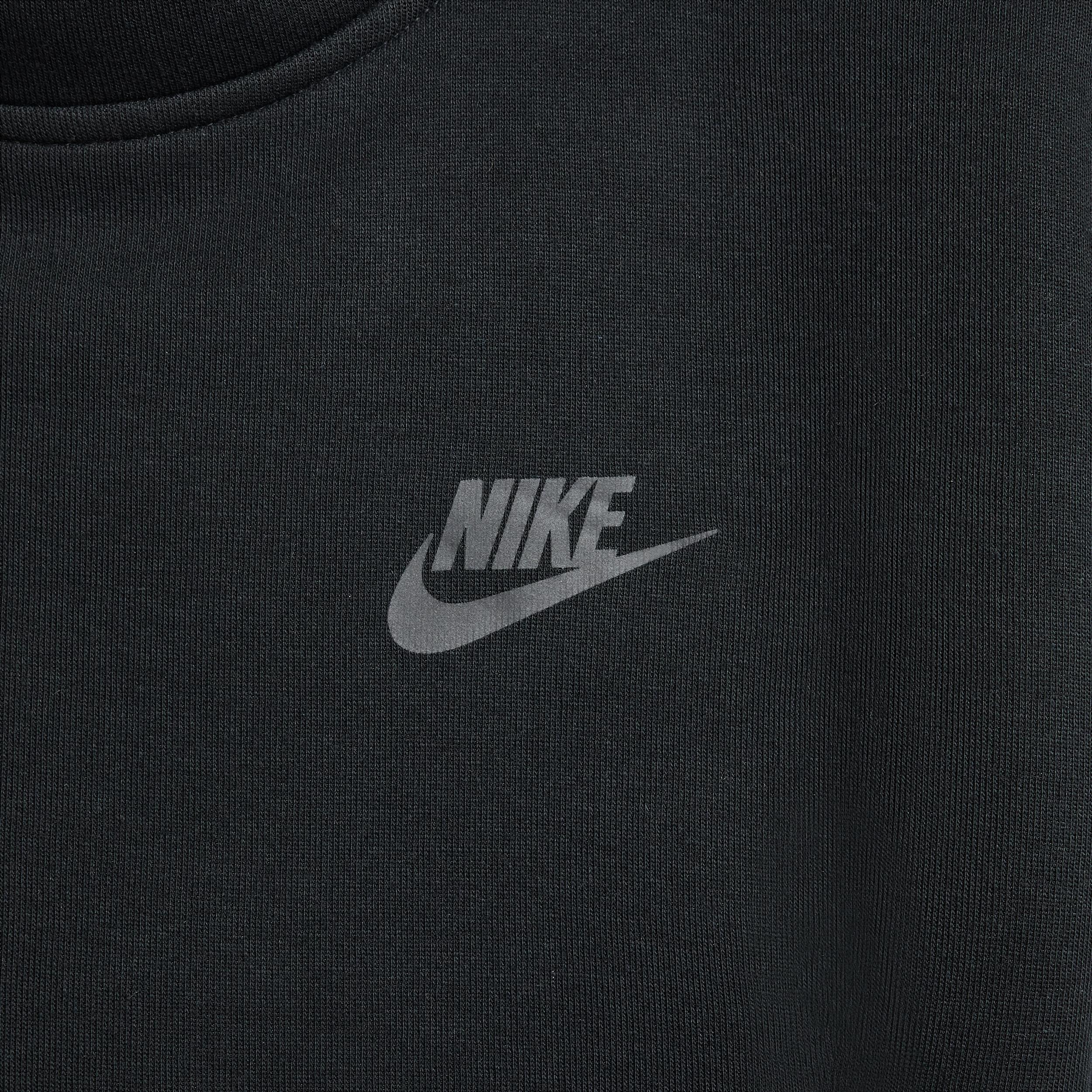 Unisex Nike Sportswear Tech Fleece Girls Oversized Hoodie | HF8188-010 Product Image