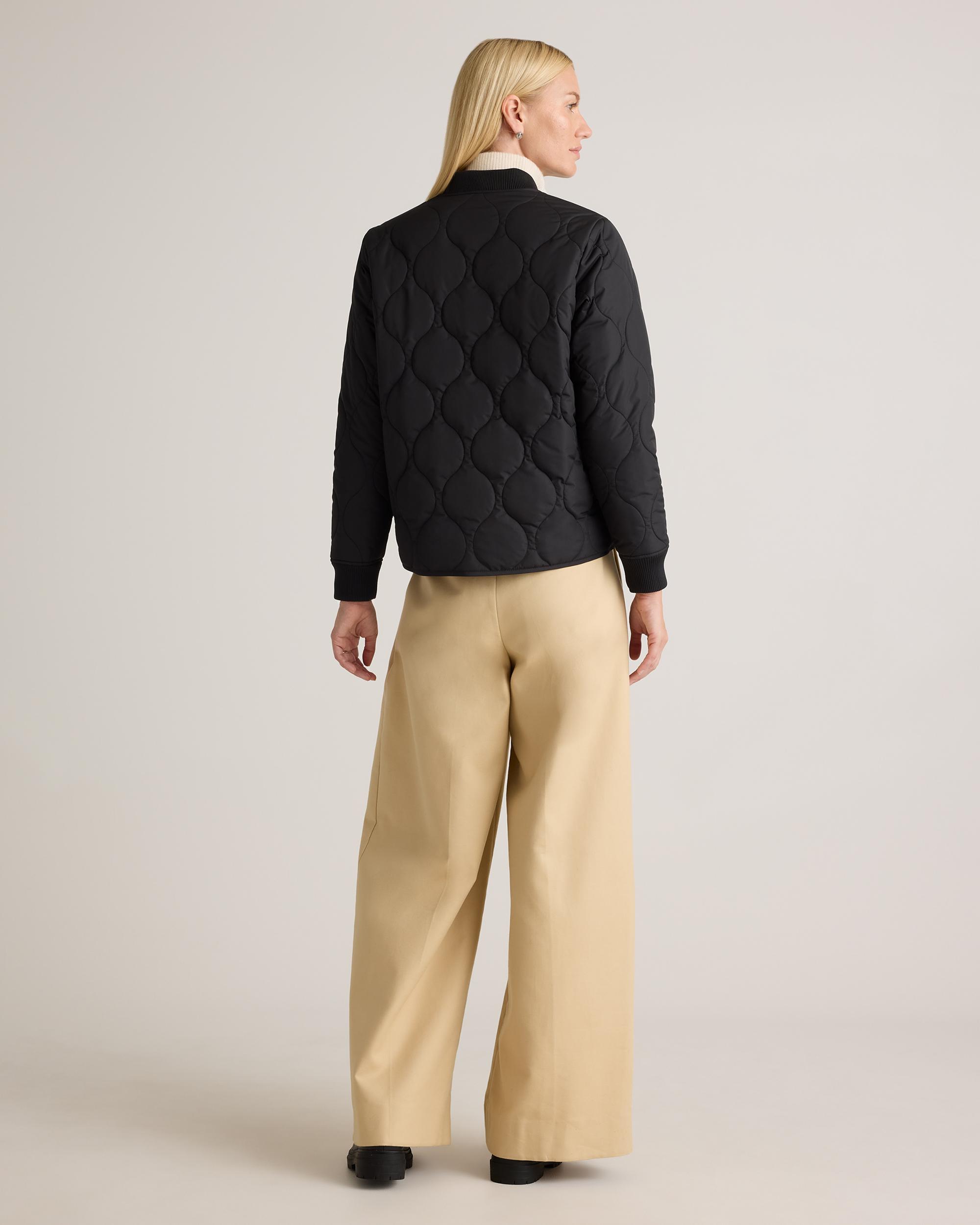 Quince | Women's Featherless Quilted Puffer Bomber Jacket Recycled Polyester Product Image