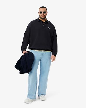 Men's Loose Fit Piqué Sweatshirt Product Image