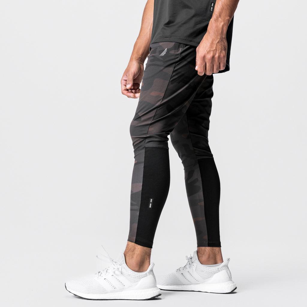 0914. Tech-Terry™ Paneled Cinch Cargo Jogger - Black/Wave-Dye Product Image
