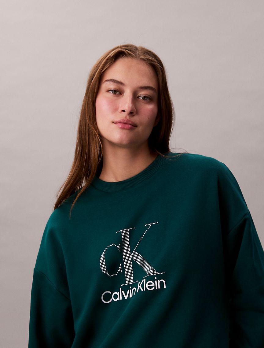 Fleece Logo Graphic Relaxed Sweatshirt Product Image