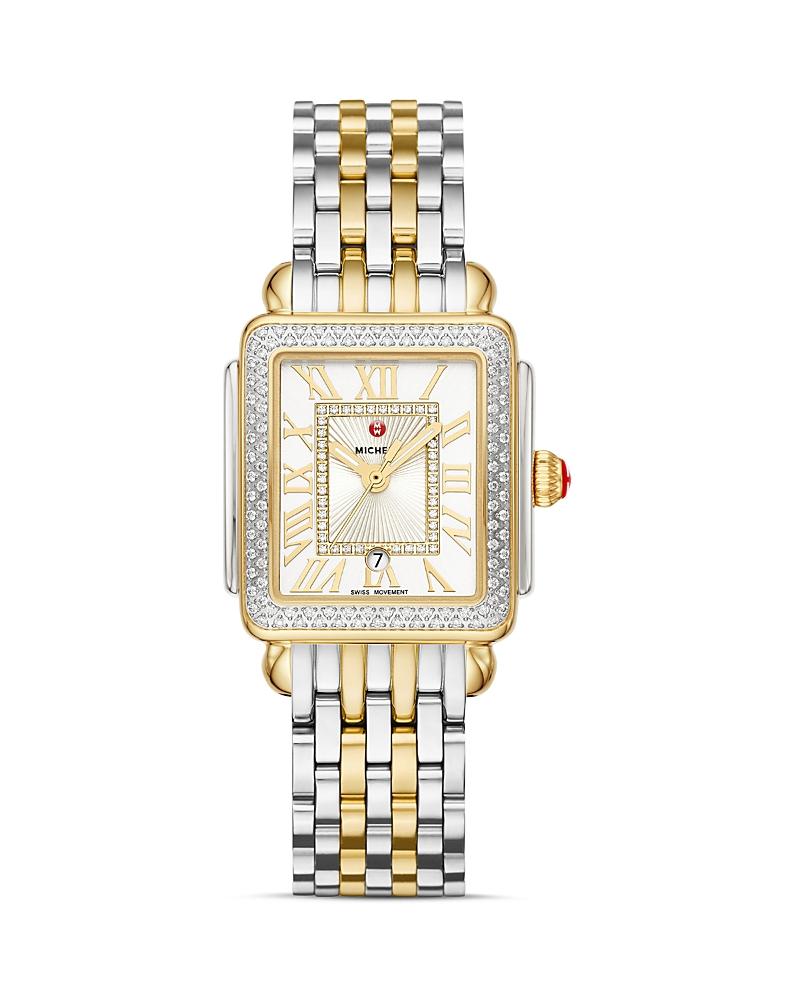 Womens Deco Madison Mid Stainless-Steel Diamond Bracelet Watch Product Image