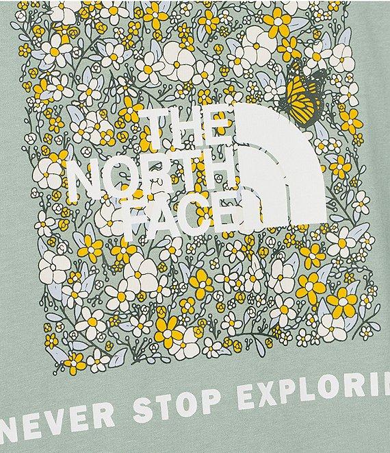 The North Face Evolution Floral Box Crew Neck Long Sleeve Graphic Relaxed Fit Tee Product Image