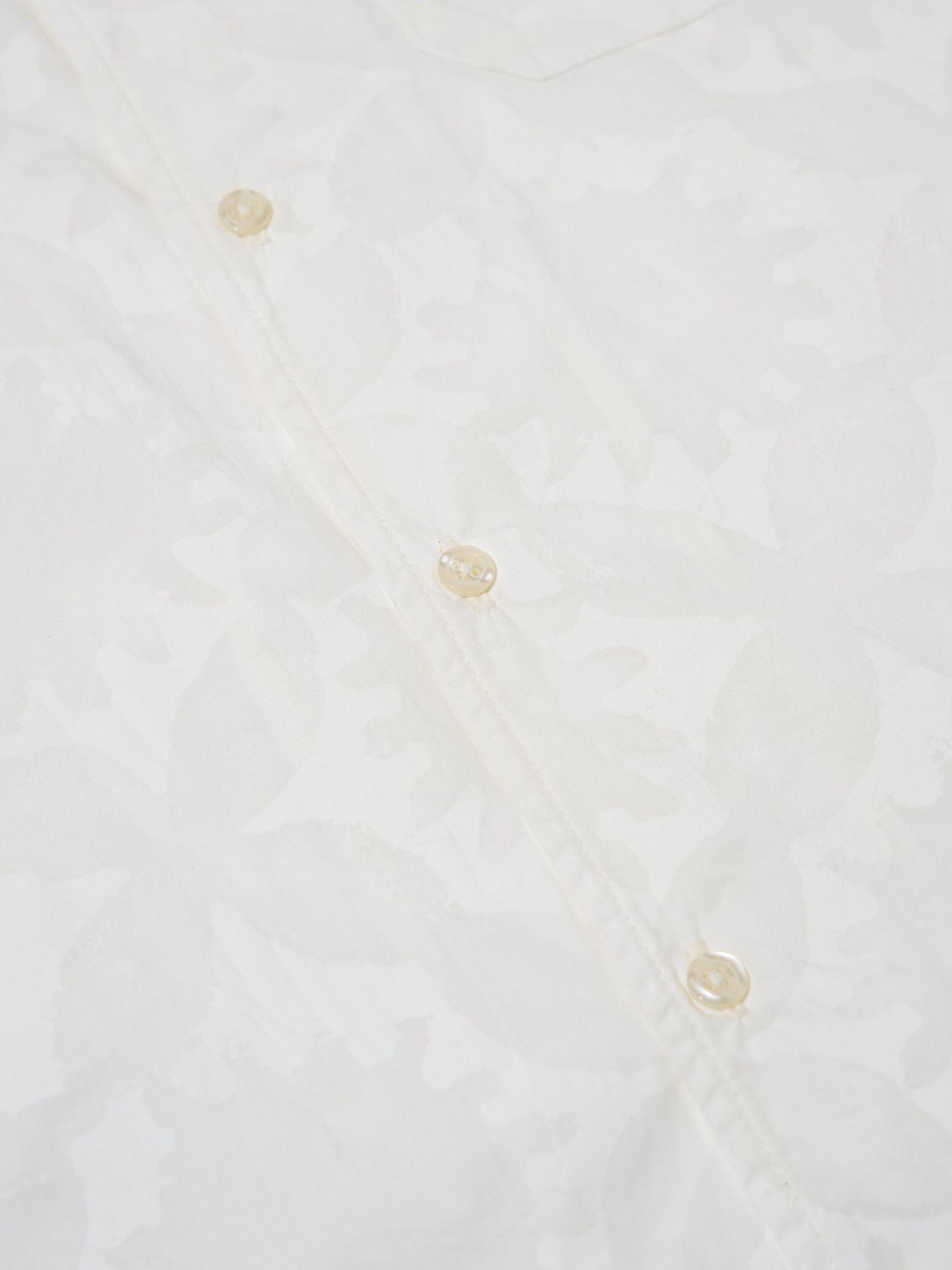 Ecru Sun Print Poplin Minari Shirt Product Image