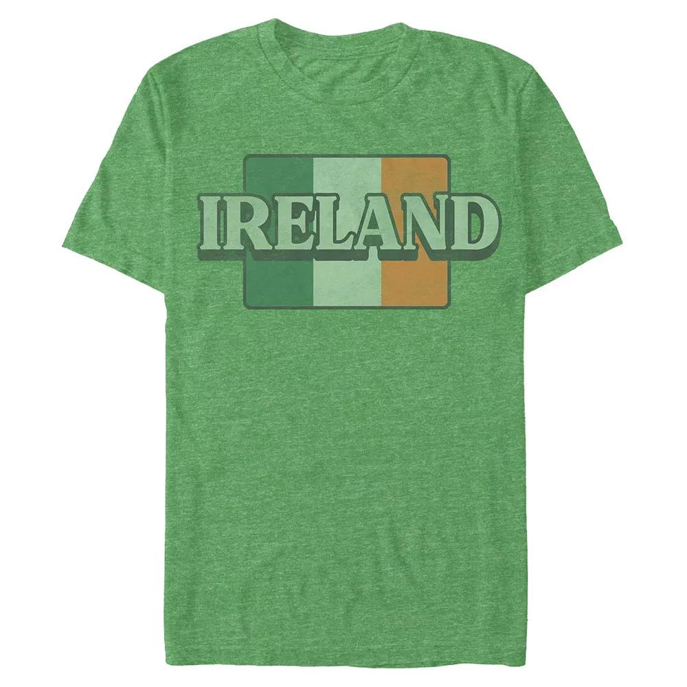 Big & Tall Ireland Flag With Name Graphic Tee, Men's,  Product Image