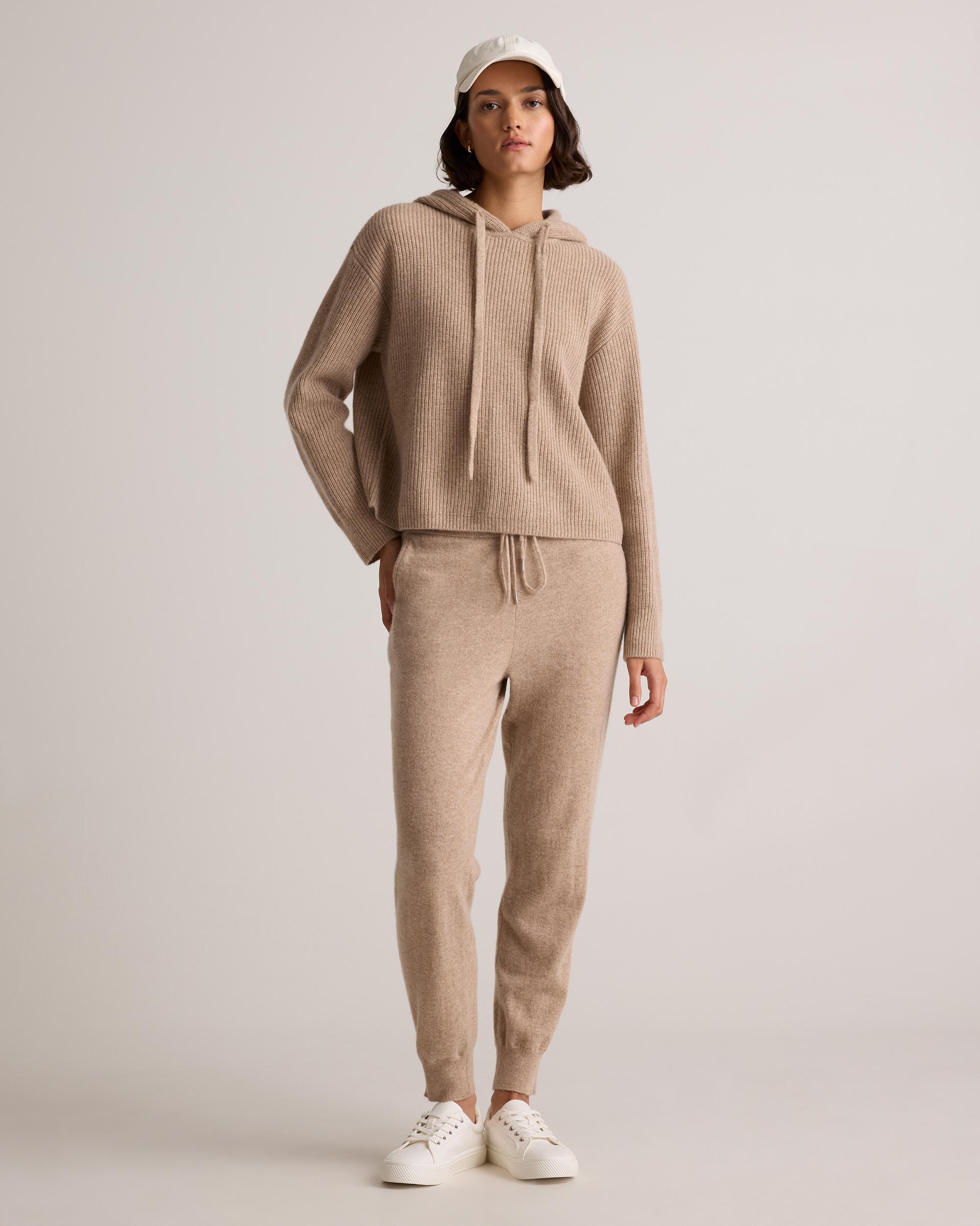 Quince | Women's Mongolian Cashmere Fisherman Crewneck Sweater Product Image