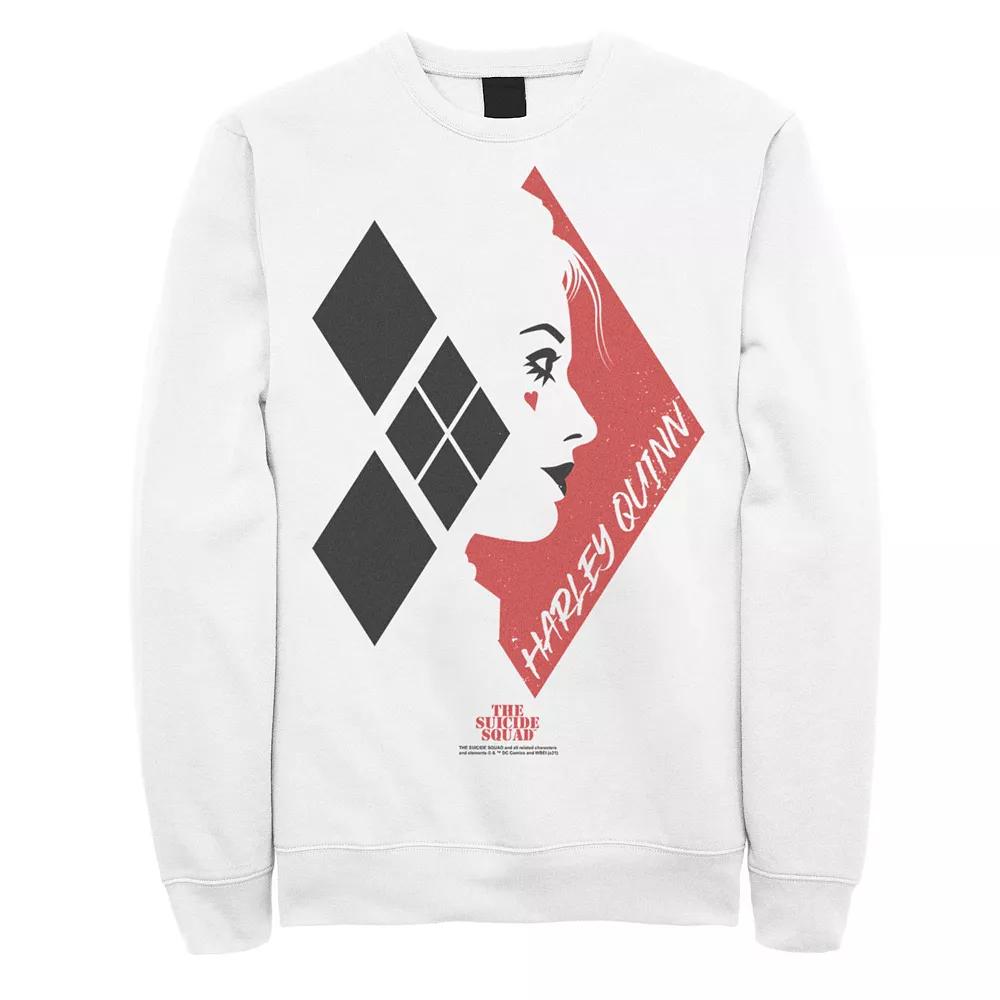 Men's The Suicide Squad Harley Quinn Diamond Sweatshirt,  Product Image