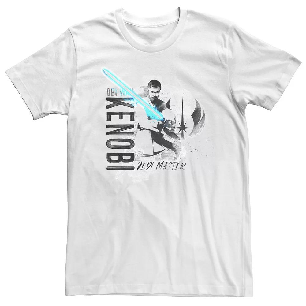 Men's Star Wars The Clone Wars Obi-Wan Kenobi Portrait Tee,  Product Image