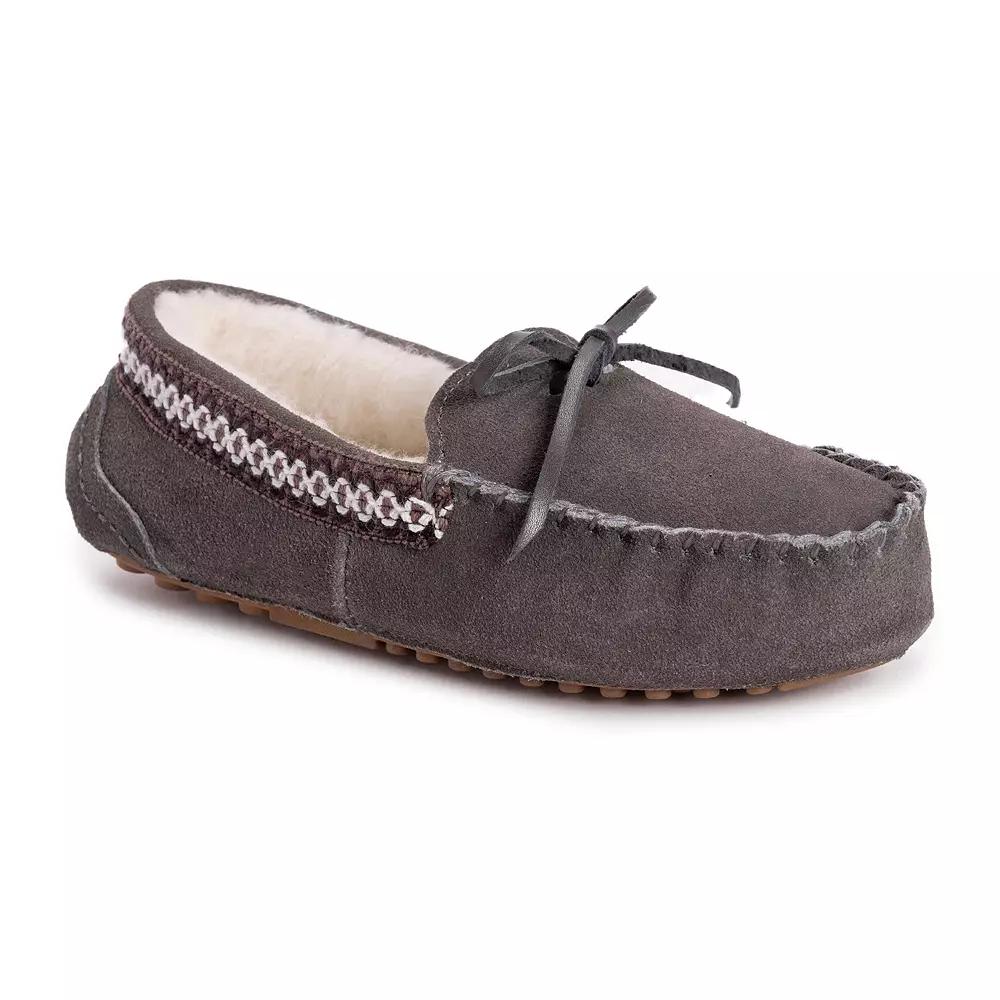 MUK LUKS Jane Women's Suede Moccasin Slippers,  Product Image