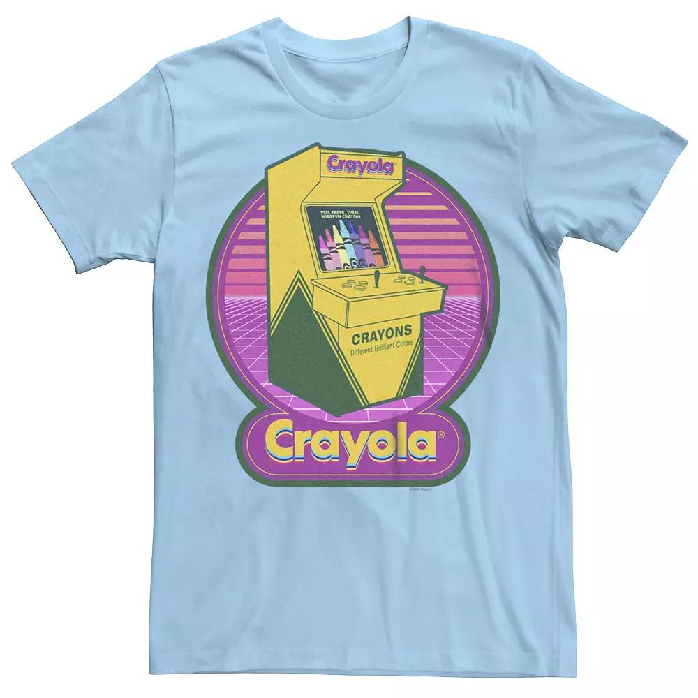 Men's Crayola Crayons Arcade Machine Graphic Tee, Size: XXL, Light Blue Product Image
